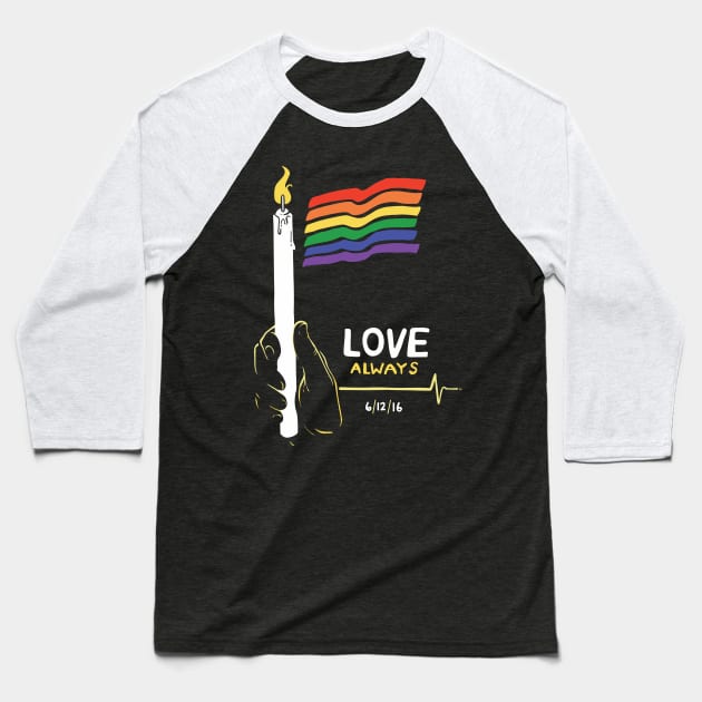 Love Always (Charity) Baseball T-Shirt by Soft Biology